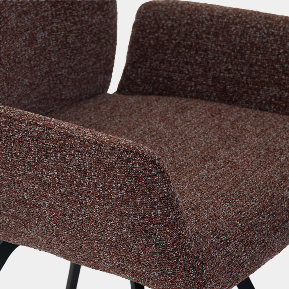 Lydia Ergo - Swivel Dining Armchair, Fabric