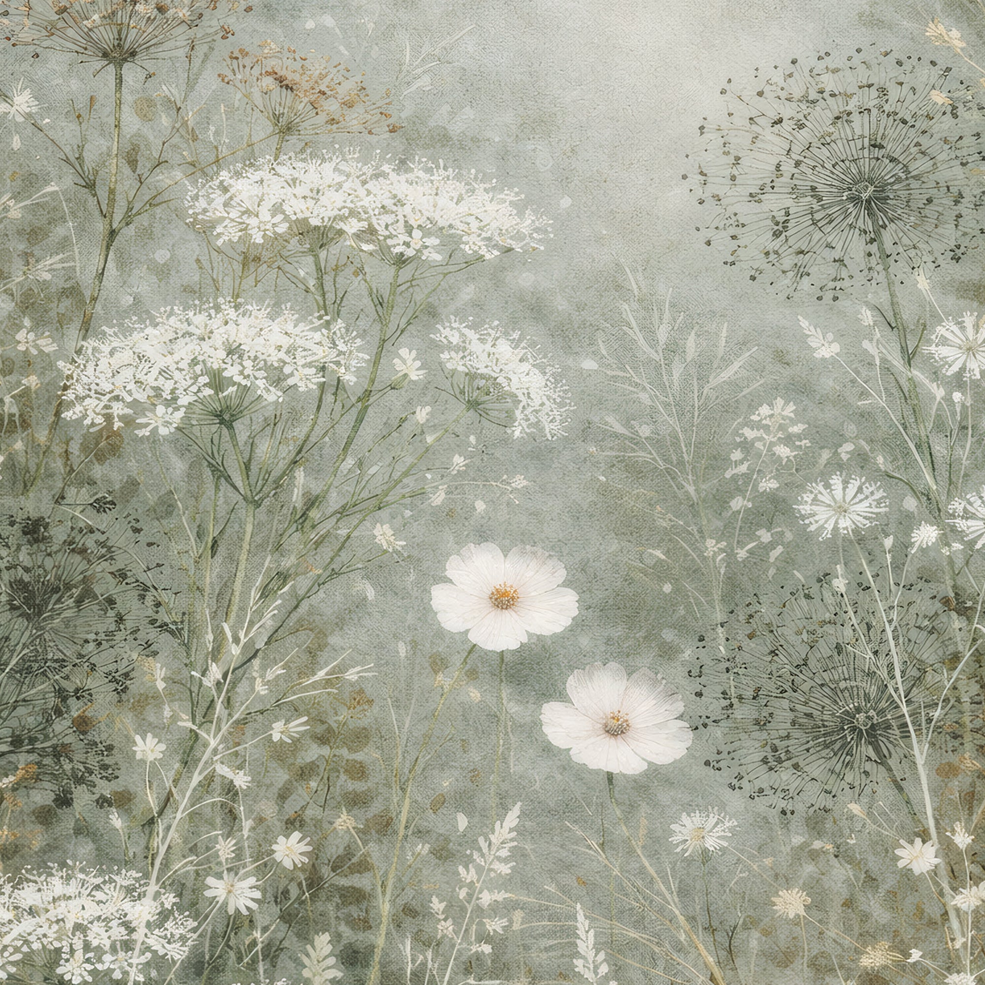 Meadow II - Framed Velvet Wall Art