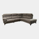 Miura - RHF Power Recliner Corner Sofa, Fabric MAD-05 Dark Taupe