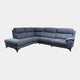 Miura - LHF Power Recliner Corner Sofa, Fabric MAD-08 Pacific Blue