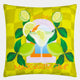 Margarita - Green Outdoor Cushion 43x43cm