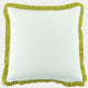 Hugo Fringed - Green Cushion 56x56cm