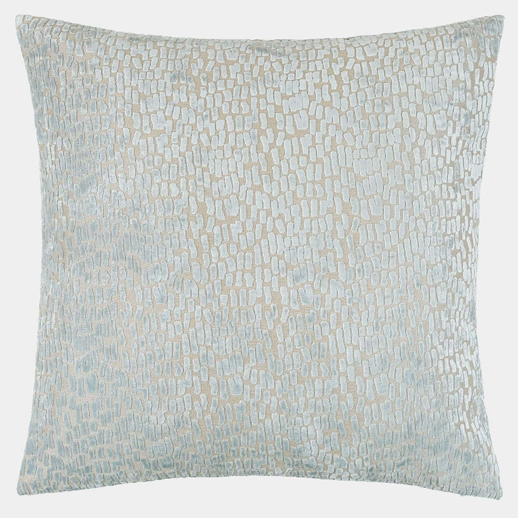 Dashes Velvet - Baby Blue Cushion 56x56cm