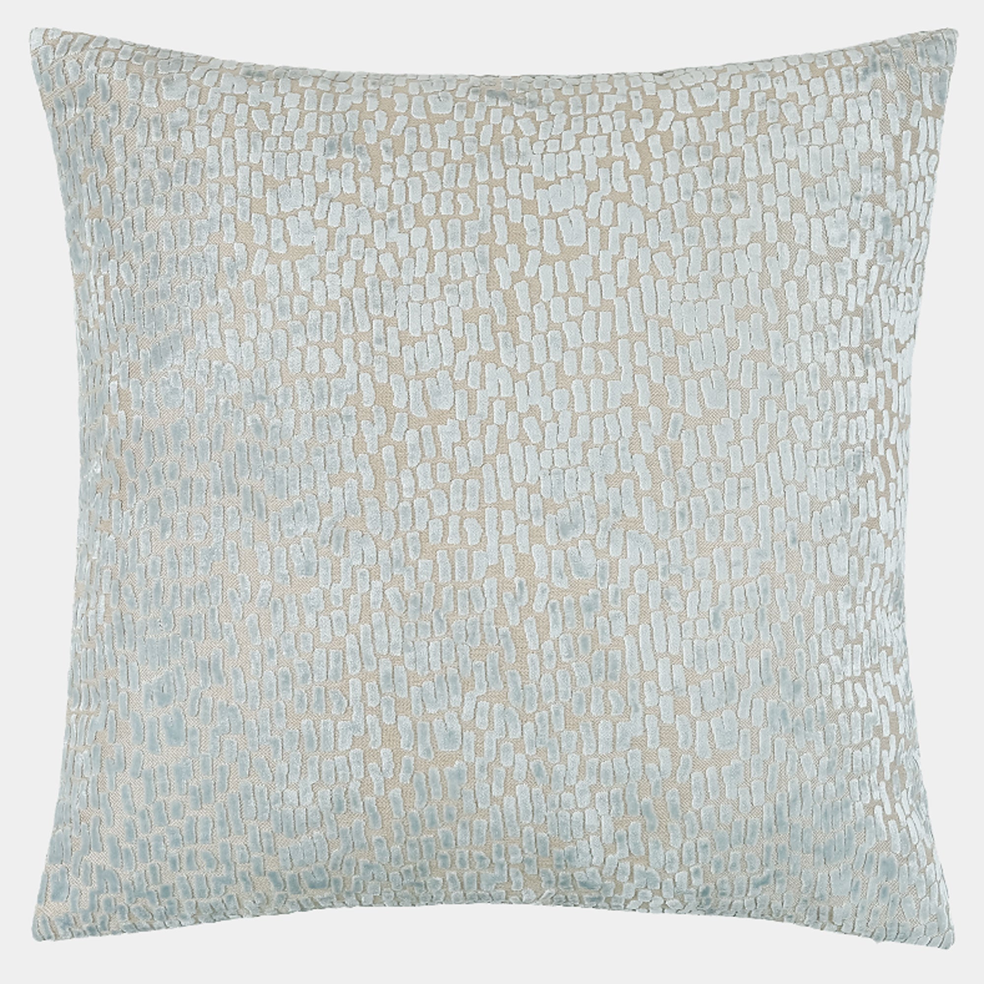 Dashes Velvet - Baby Blue Cushion 56x56cm