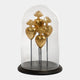 Golden Affections - Hearts in a Cloche Ornament
