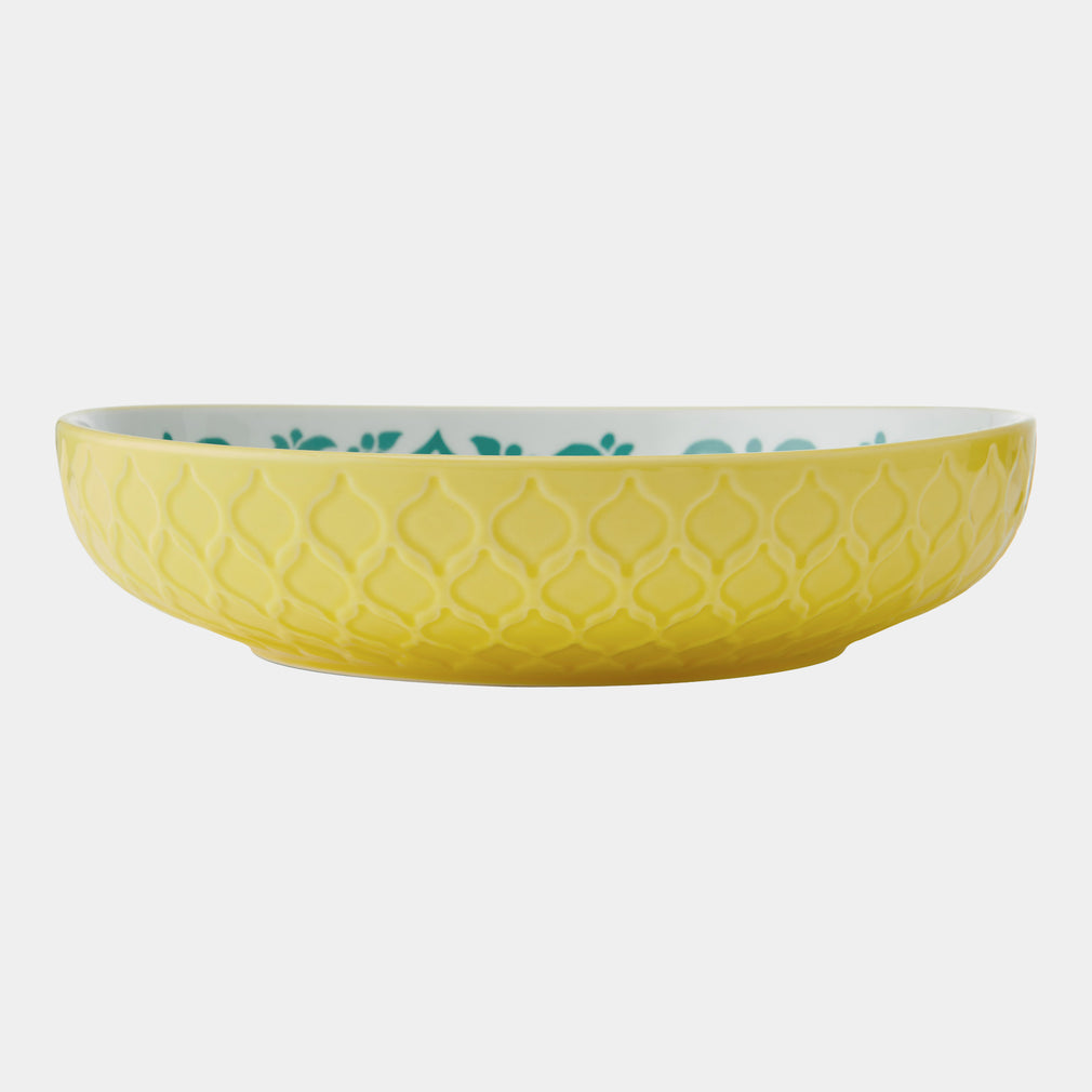 Mikasa Mediterranean Yellow & Blue - Pasta Bowls, Set of 4