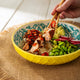 Mikasa Mediterranean Yellow & Blue - Pasta Bowls, Set of 4