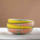 Mikasa Mediterranean Yellow & Blue - Pasta Bowls, Set of 4