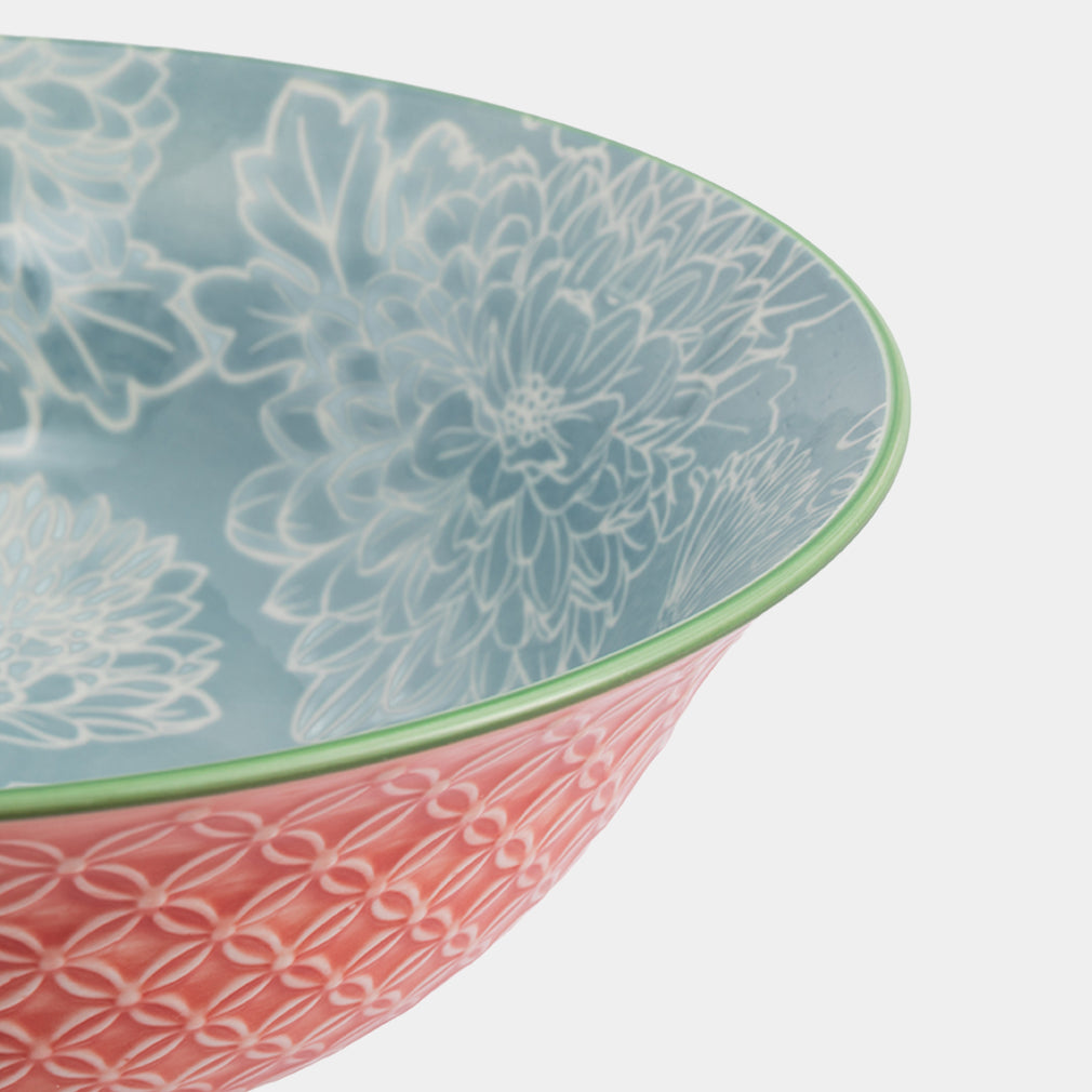 Mikasa Floral Grey - Ramen Bowls, Set of 4