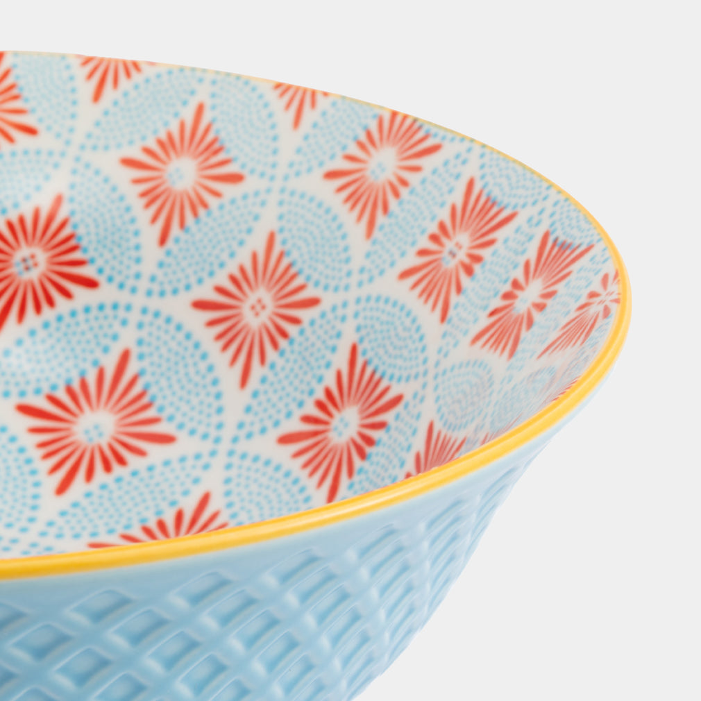 Mikasa Blue Mosaic - Ramen Bowls, Set of 4
