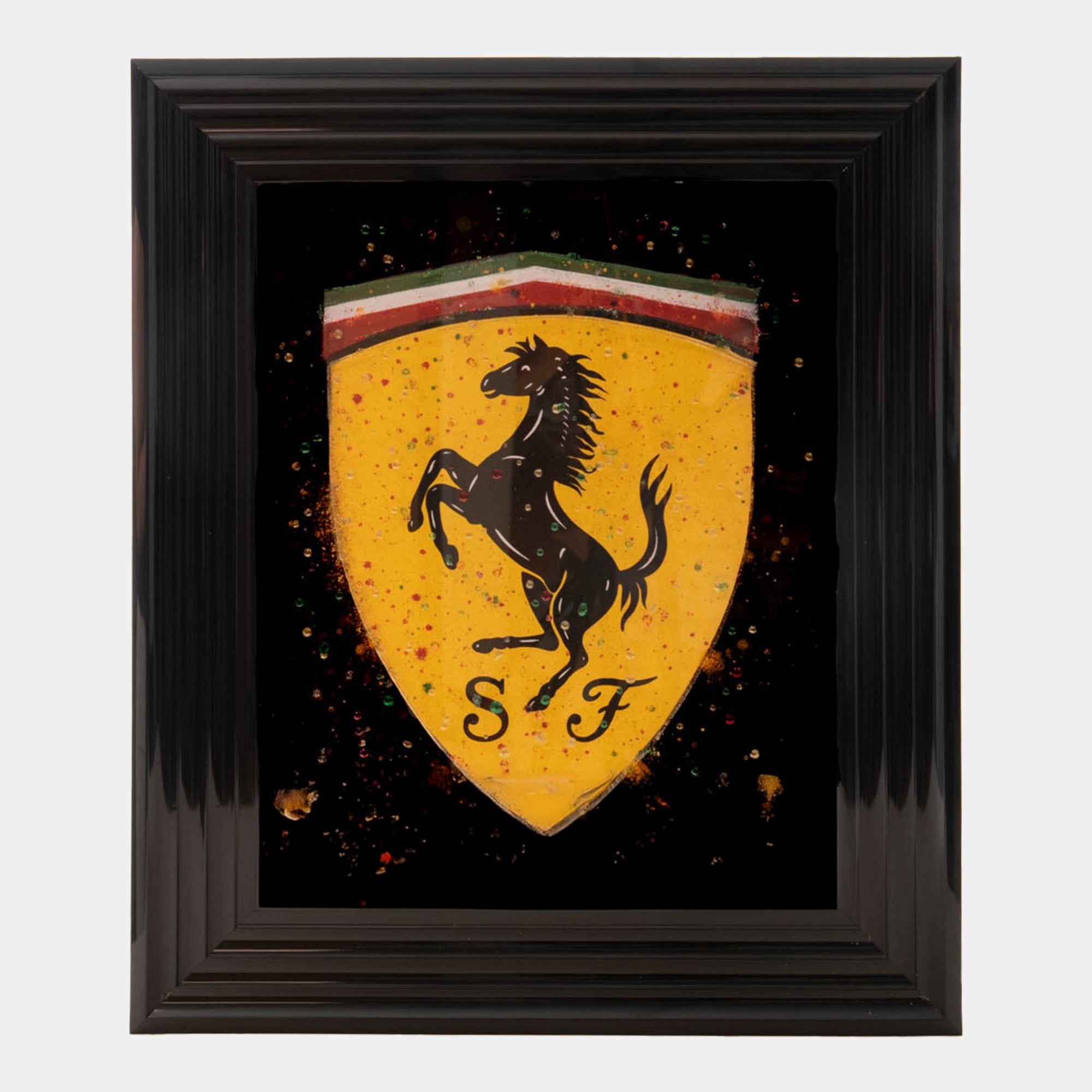 Enzo - Framed Liquid Wall Art