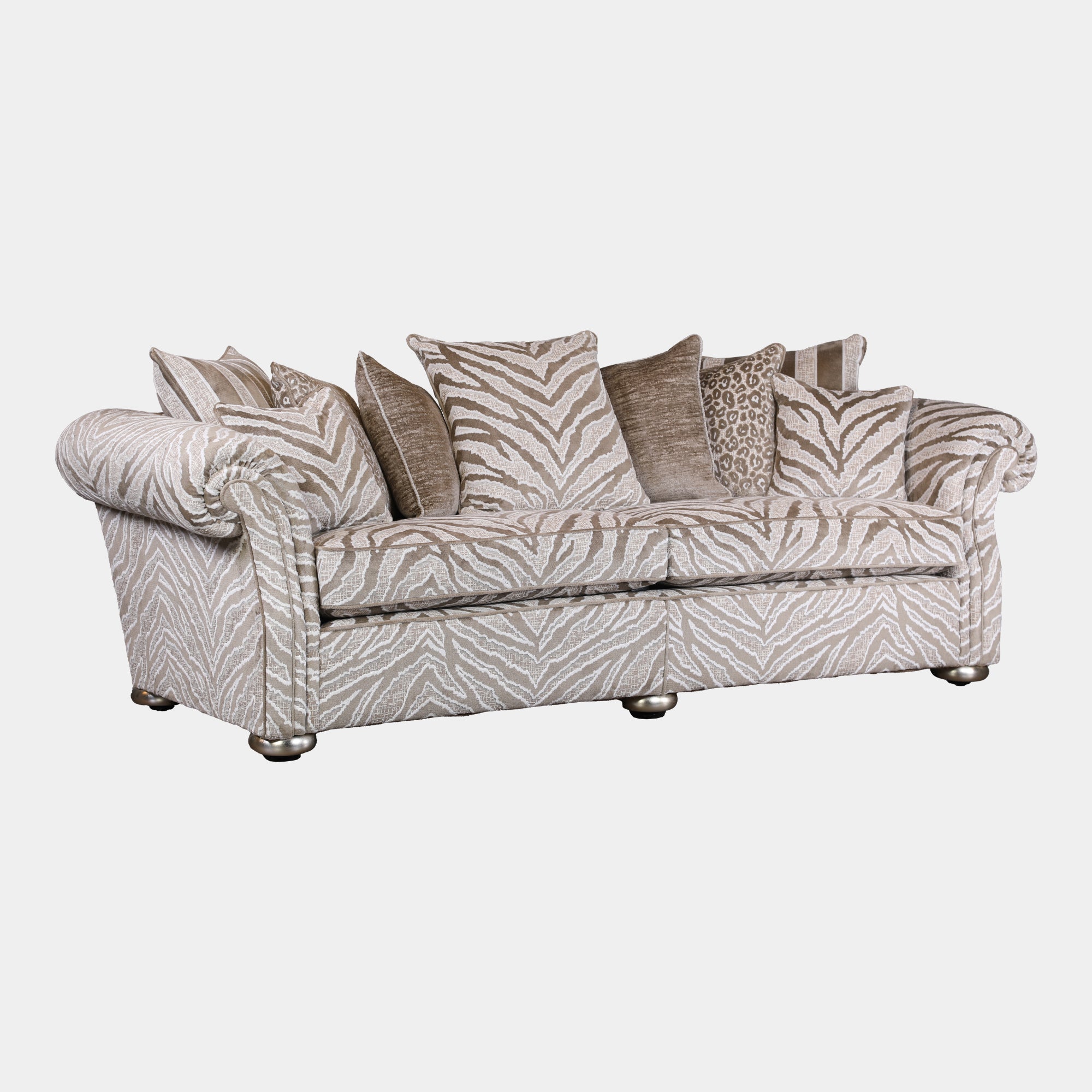 Monte Carlo - 3.5 Seat Pillow Back Sofa, Fabric