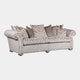 Monte Carlo - 3.5 Seat Pillow Back Sofa, Fabric