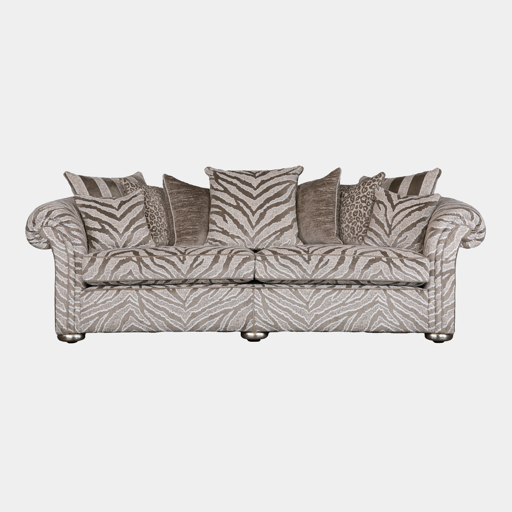 Monte Carlo - 3.5 Seat Pillow Back Sofa, Fabric