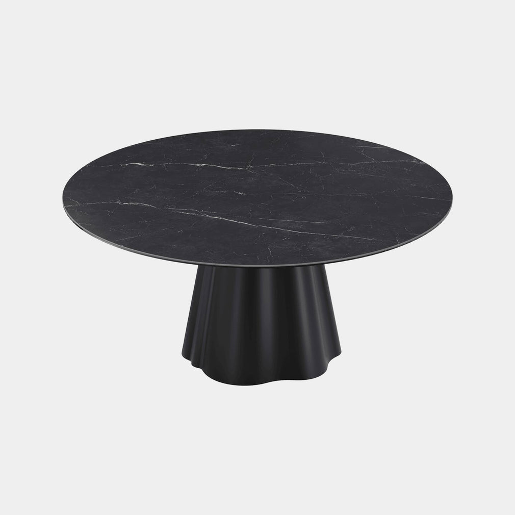 St Louis - Ceramic Dining Table Marquina Marble