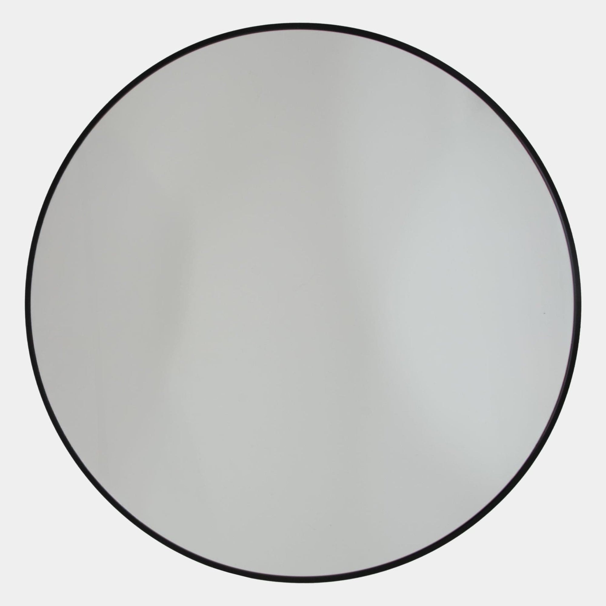 Marum Black - Round Wall Mirror