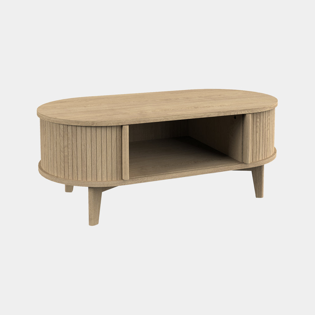 Mendes - Wooden Coffee Table Natural Wood