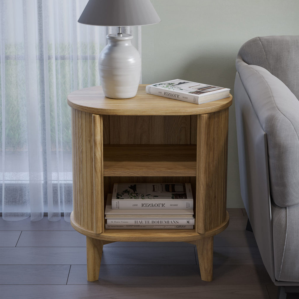 Mendes - Wooden Side Table