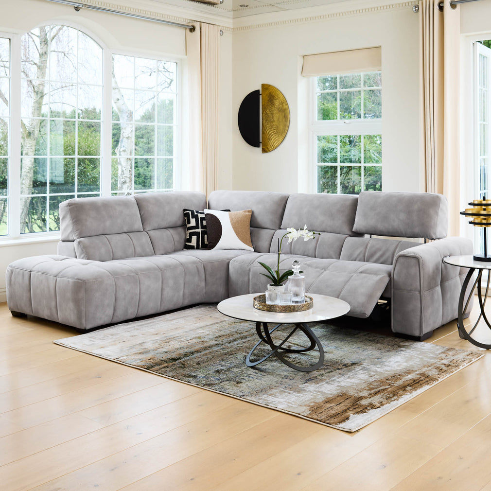 Michigan - LHF Power Recliner Corner Group Sofa, Fabric