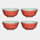 Mikasa Red Leaf - Bowls, Set of 4