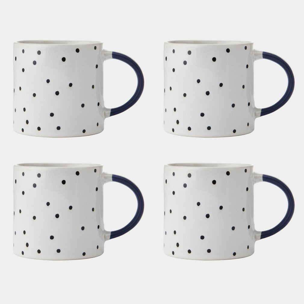 Mikasa Spotty - Mugs, Set of 4