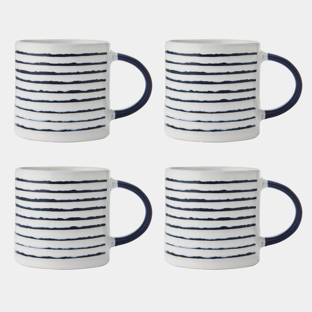 Mikasa Striped - Mugs, Set of 4