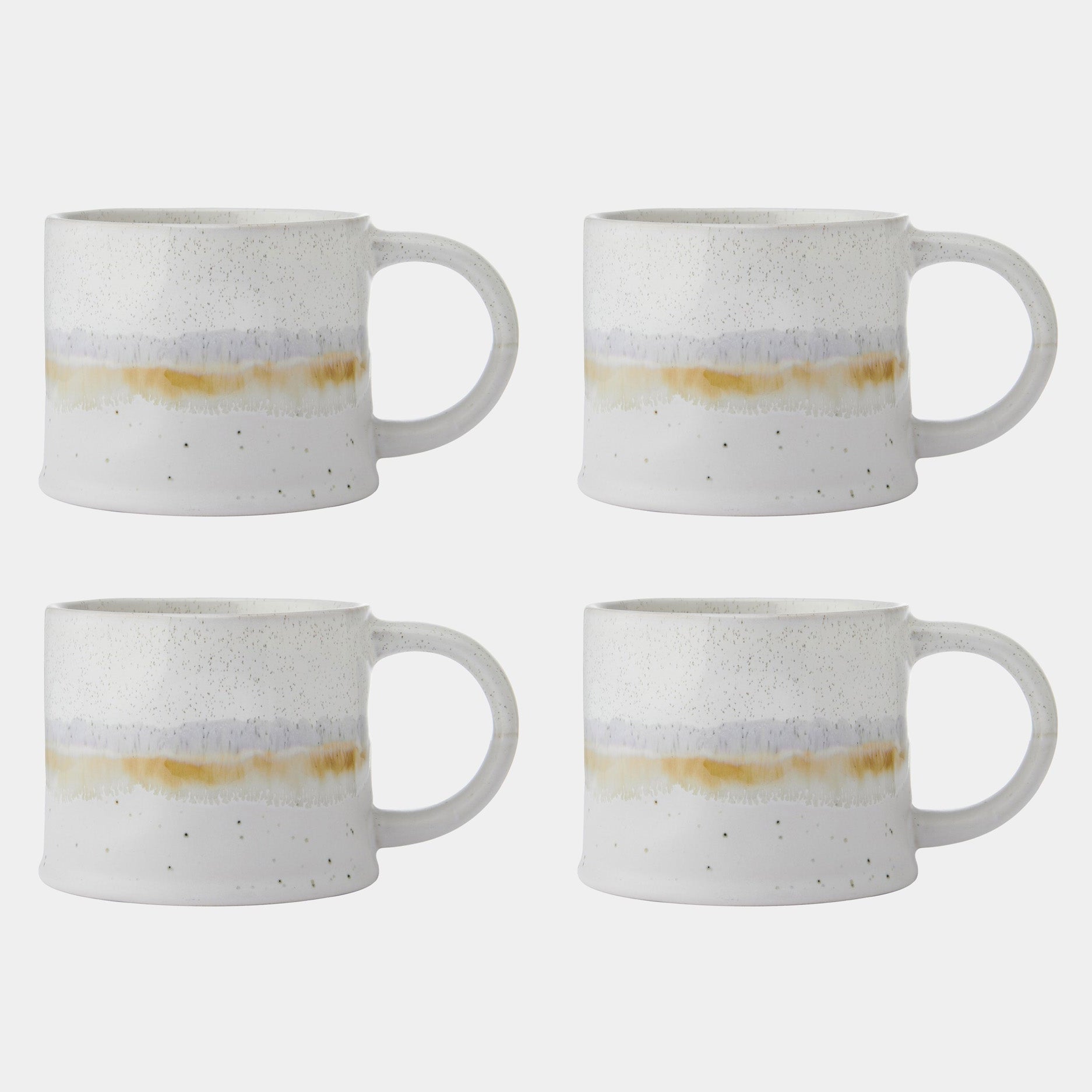 Mikasa Glaze White - Mugs, Set of 4
