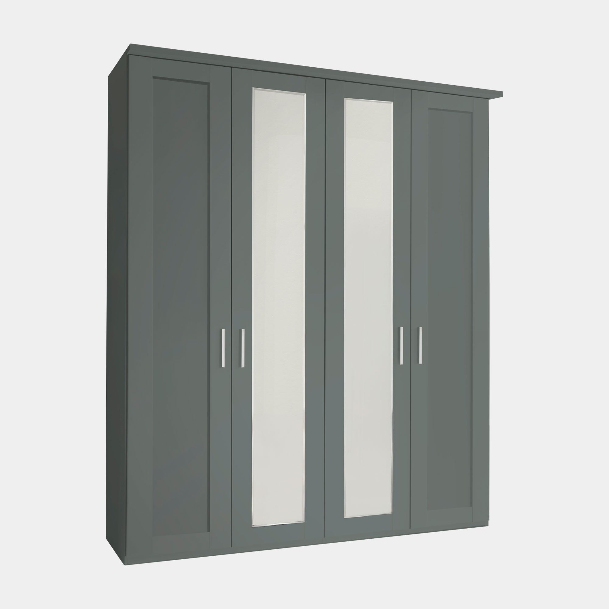 Milton - 4 Door Wardrobe with Mirrors