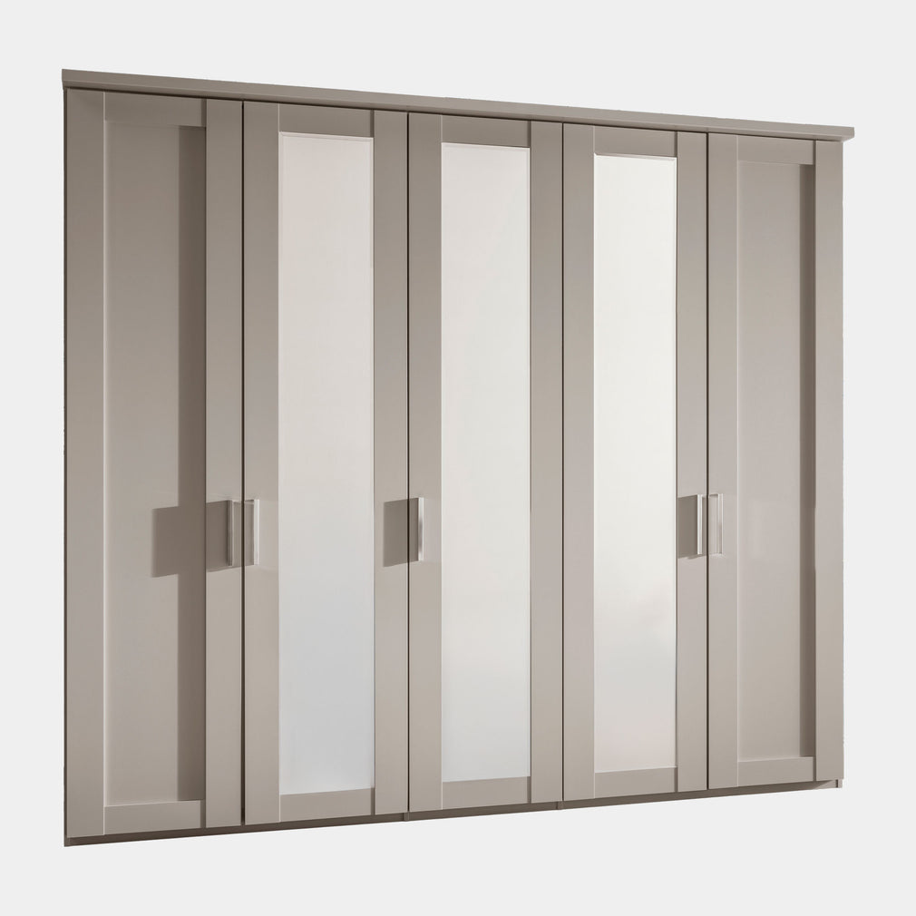 Milton - 5 Door Wardrobe with Mirrors