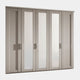 Milton - 5 Door Wardrobe with Mirrors