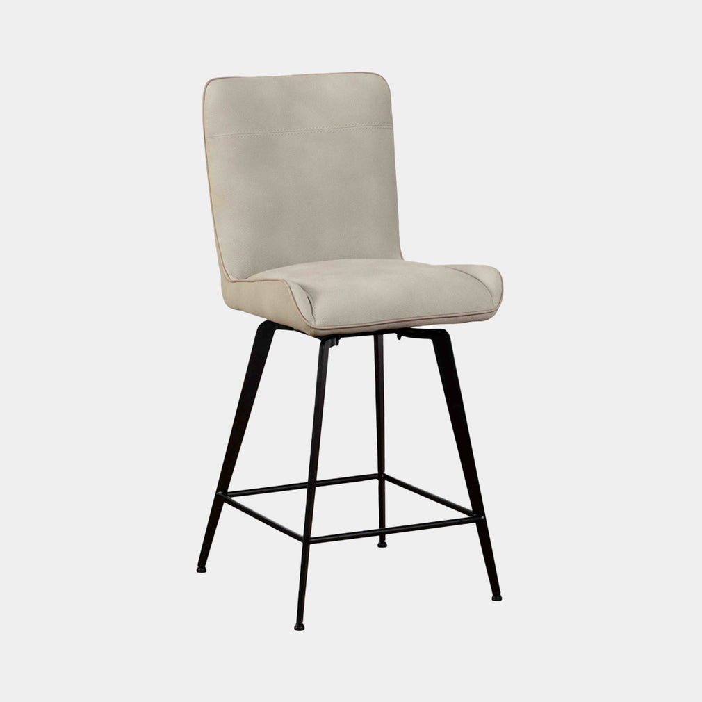 Lucy - Swivel Bar Stool, PU Leather
