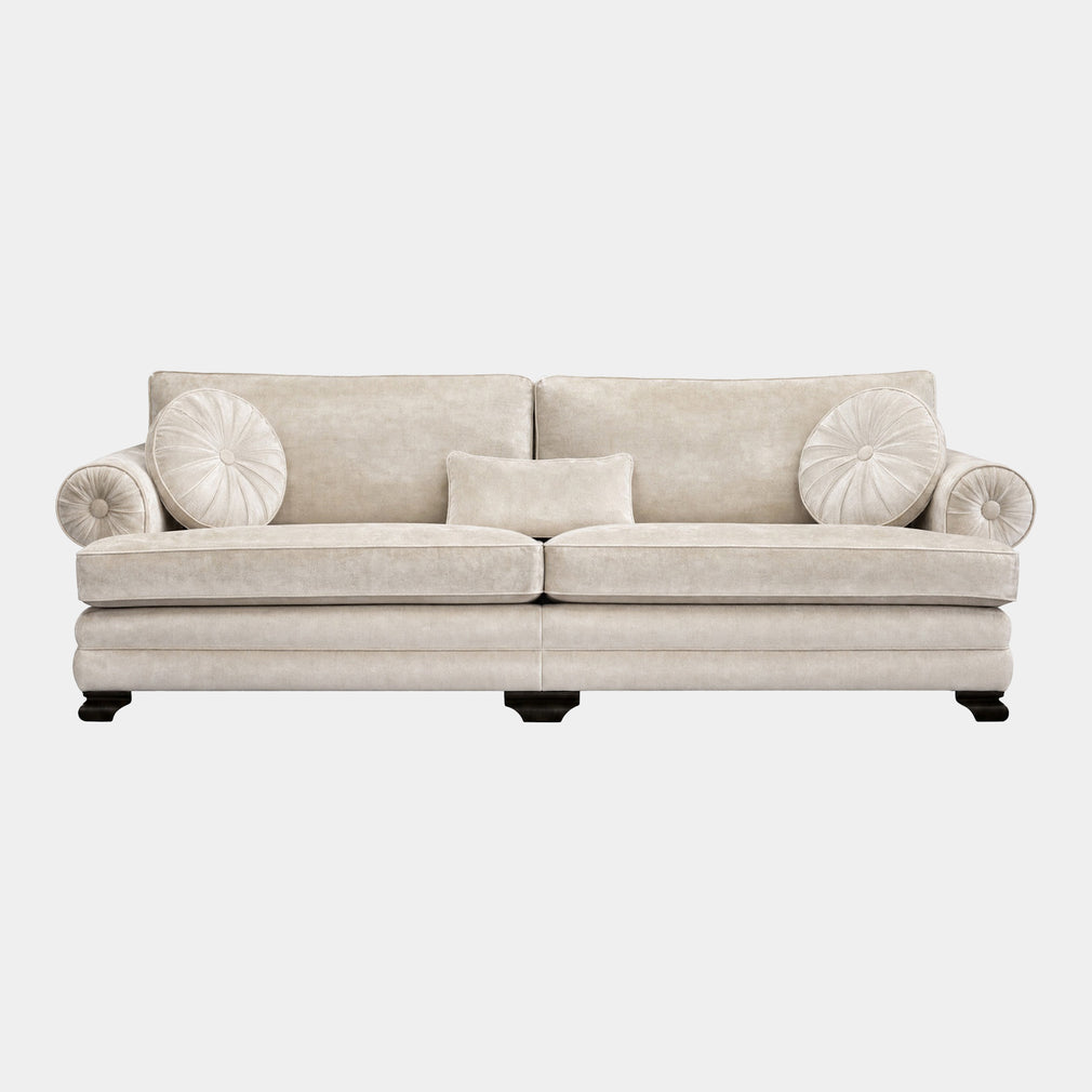 Duresta Monaco - Grand 4 Seat Split Sofa with Feather Luxe Seats, Fabric