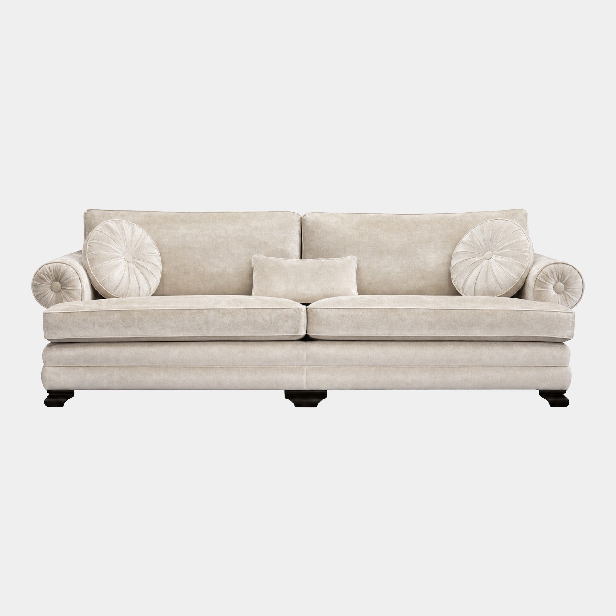 Duresta Monaco - Grand 4 Seat Split Sofa with Feather Luxe Seats, Fabric