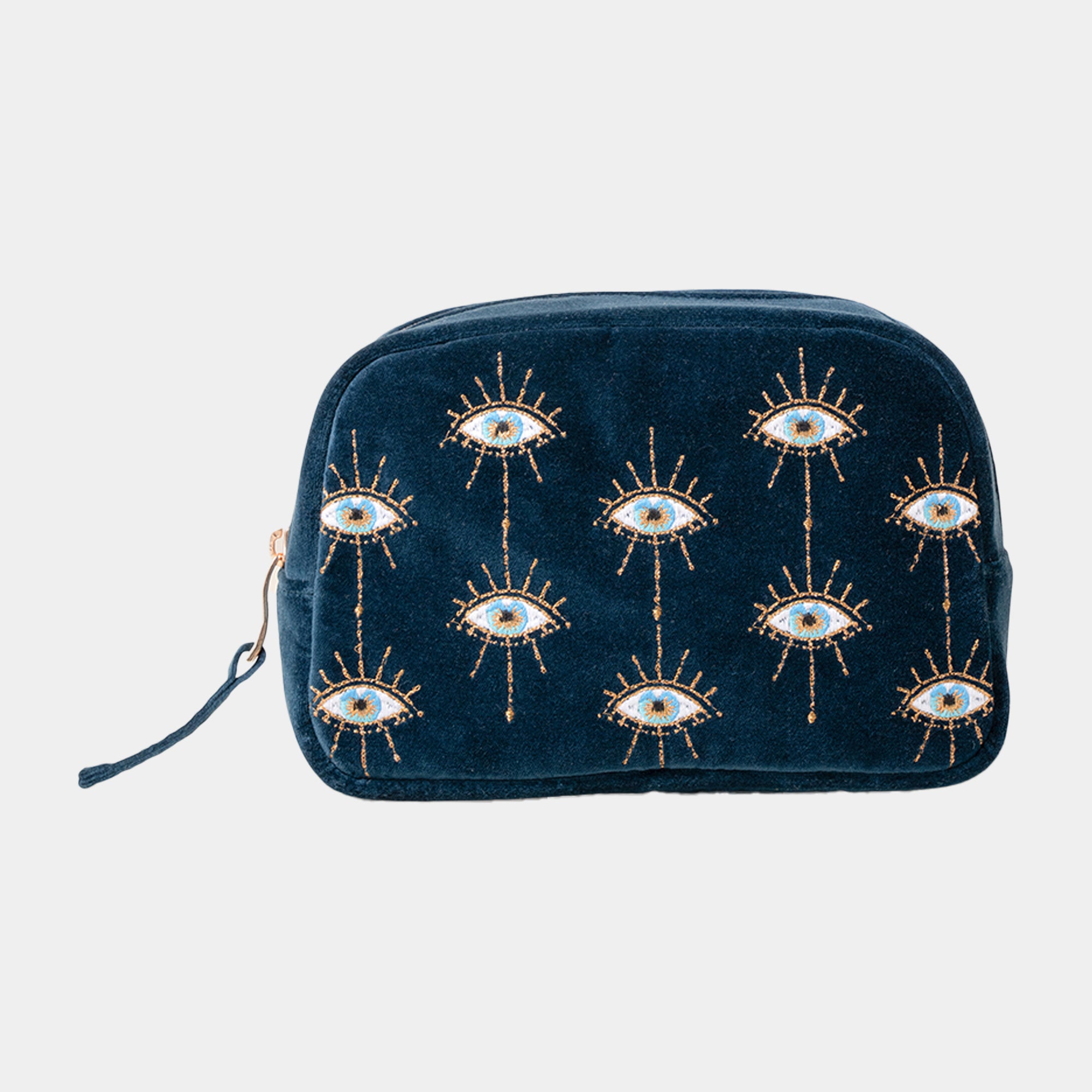 Elizabeth Scarlett Mystical Eye - Makeup Bag, Ink Blue