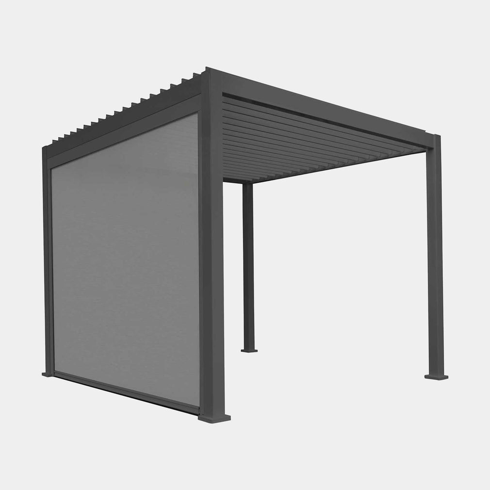 Palm Beach - 3m Privacy Zip Screen, Grey