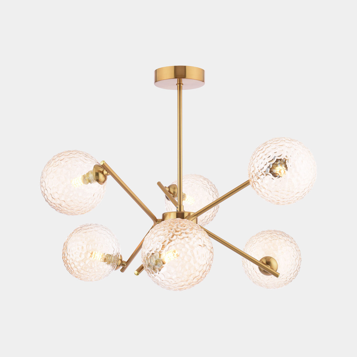 Fairway Gold - Pendant Ceiling Light, 6 Light