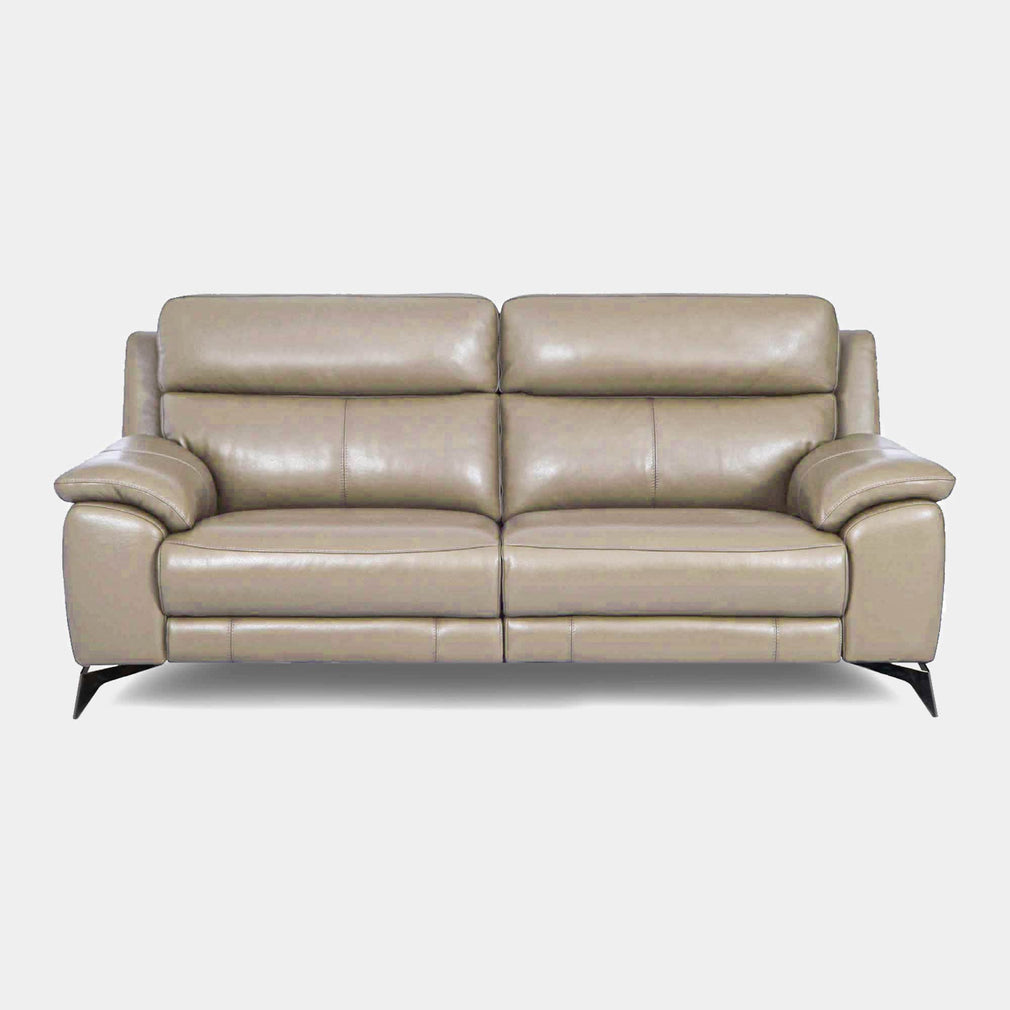 Miura - 2.5 Seat Power Recliner Sofa, Leather NC-039C Pebble