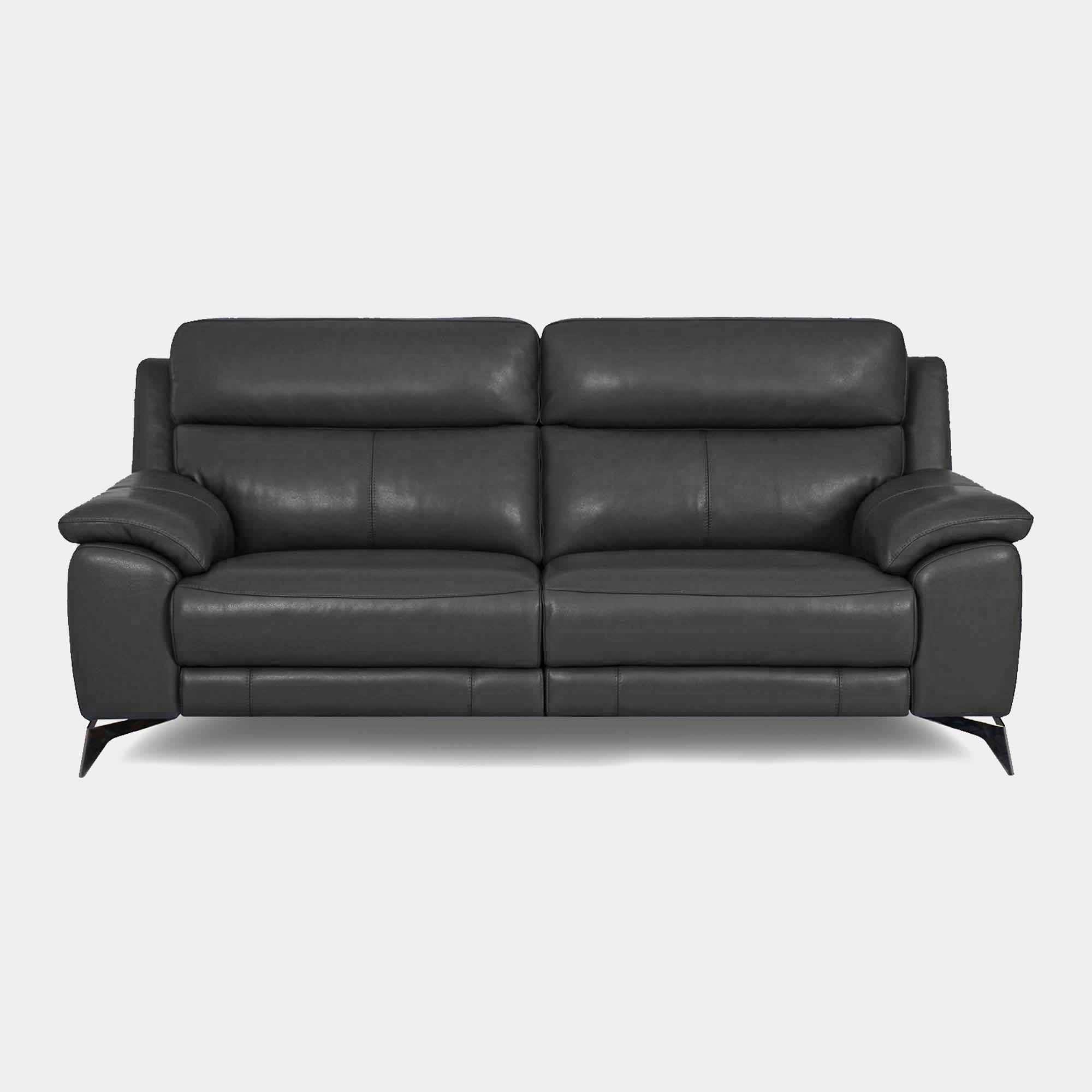 Miura - 2.5 Seat Power Recliner Sofa, Leather NC-180E Slate Grey