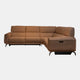 Harvard - Power Recliner Corner Group Sofa, Leather NWS 334E Pecan Brown