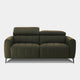 Veyron - 2 Seat Power Recliner Sofa, Leather NWS 548E Dark Olive