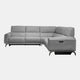 Harvard - Power Recliner Corner Group Sofa, Leather NWS 516E Light Grey