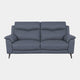 Columbia - 2.5 Seat Power Recliner Sofa With USB, Leather Ocean Blue - NWS-518E