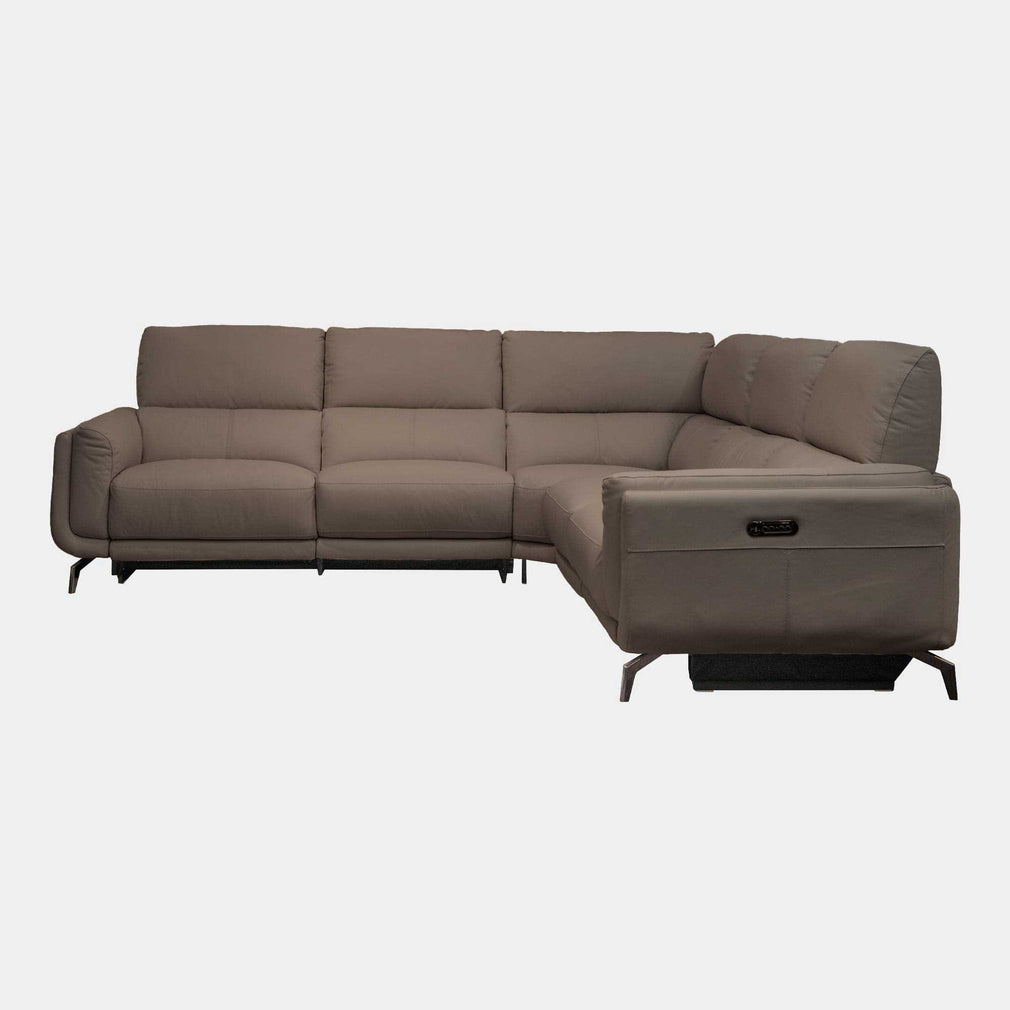 Harvard - Power Recliner Corner Group Sofa, Leather NWS 586E Fawn
