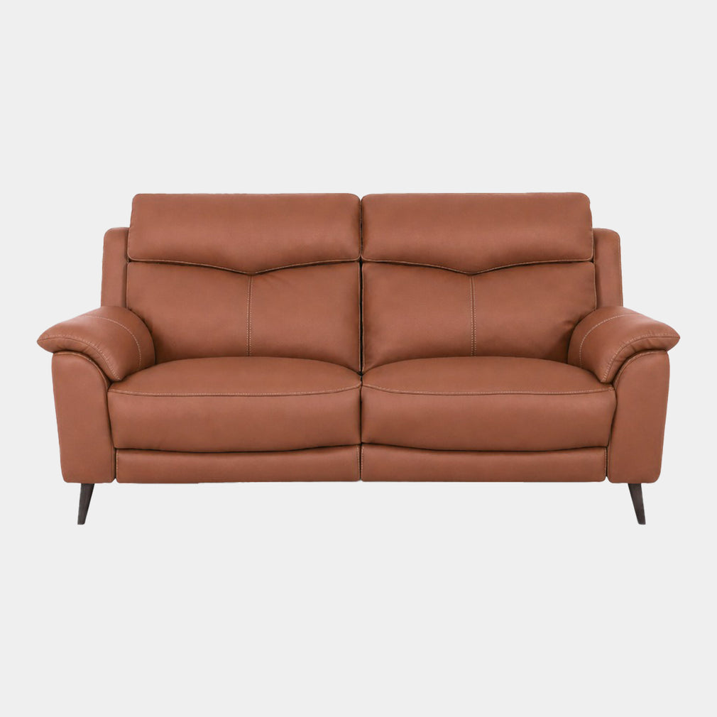 Columbia - 2.5 Seat Power Recliner Sofa With USB, Leather Warm Brown - NWS-605D