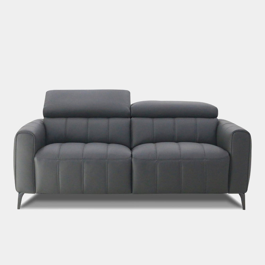 Veyron - 2 Seat Power Recliner Sofa, Leather NWS 042E Elephant