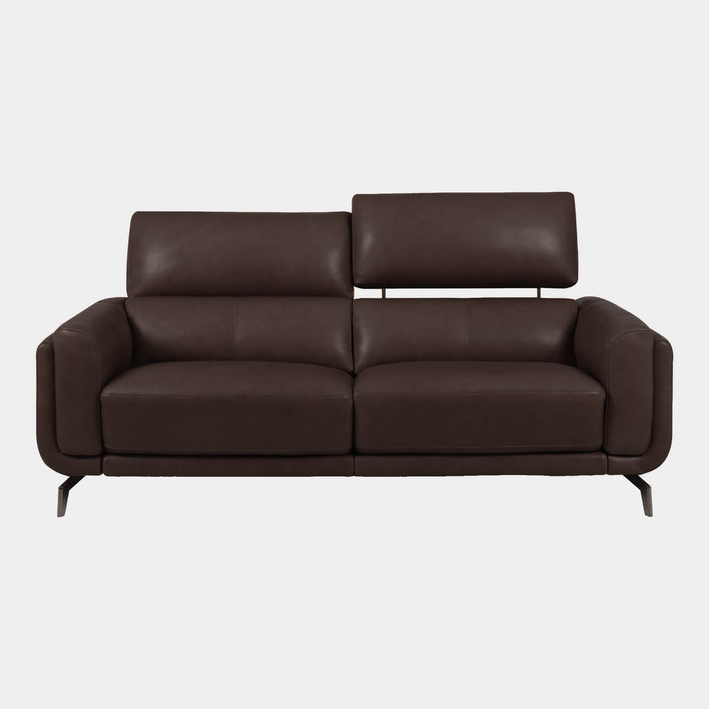 Harvard - 2 Seat Sofa, Leather NWS 1748 Dark Chocolate
