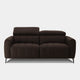 Veyron - 2 Seat Power Recliner Sofa, Leather NWS 1748 Dark Chocolate