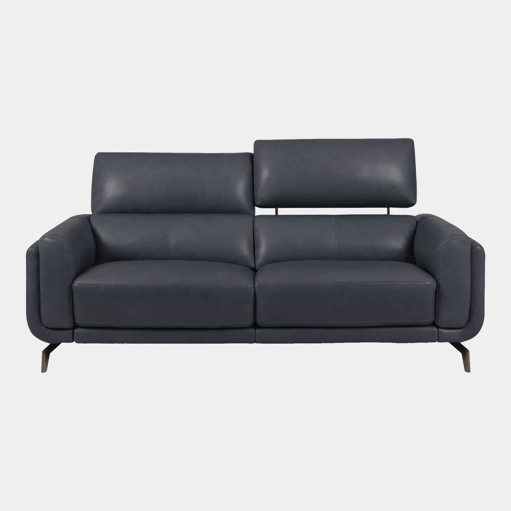Harvard - 2 Seat Sofa, Leather NWS 517E Shale Grey