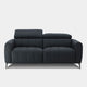 Veyron - 2 Seat Power Recliner Sofa, Leather NWS 517E Shale Grey