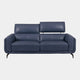 Harvard - 2 Seat Sofa, Leather NWS 518E Ocean Blue